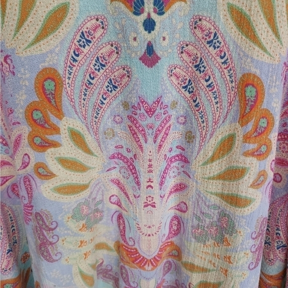 Matilda Jane med paisley top kimono sleeves with tassels pullover - Picture 3 of 8